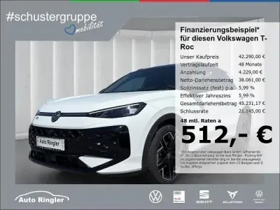 Neu VW T-Roc R-line 150 PS (110 kW) 2026 Pure white (weiss) SUV