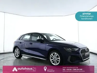 Second-hand Audi A3 S-Line 150 CP (110 kW) 2023 Albastru Berlinǎ