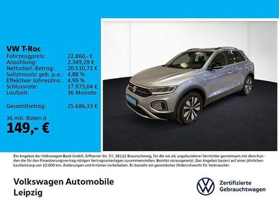 Gebraucht VW T-Roc Goal 116 PS (85 kW) 2025 Silber SUV
