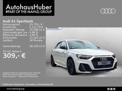 Gebraucht Audi A1 Sportback S-Line 116 PS (85 kW) 2024 B4 cortinaweiß Kleinwagen