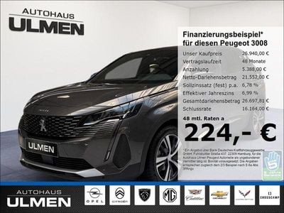 Gebraucht Peugeot 3008 Allure 136 PS (100 kW) 2024 Grau SUV