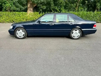 Gebraucht Mercedes S500L 320 PS (235 kW) 1997 Blau Limousine