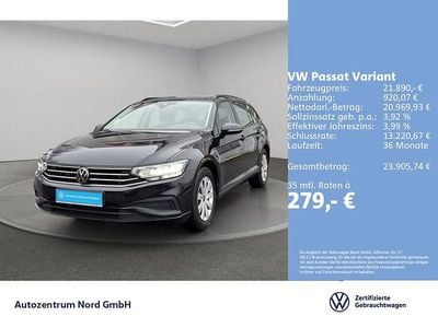 Deep black perleffekt Gebraucht 2022 VW Passat Conceptline Kombi | 21.890 € (Guter Preis)