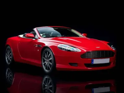 Gebraucht Aston Martin DB9 455 PS (334 kW) 2006 Rot Cabrio