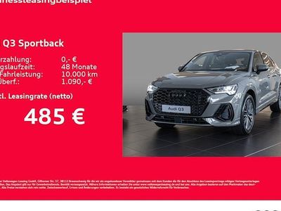 Grau Neu 2025 Audi Q3 Sportback S-Line SUV | 47.547 € (Guter Preis)