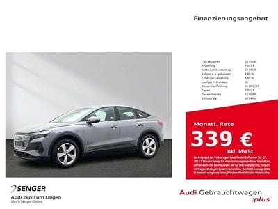 Gebraucht Audi Q4 Sportback e-tron Comfort 125 kW (170 PS) 2023 Kieselgrau SUV