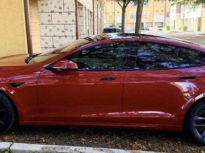 Gebraucht Tesla Model S Plaid 750 kW (1020 PS) 2023 Rot Kleinwagen