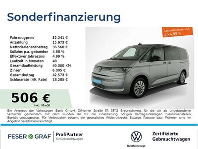 Monosilber metallic Gebraucht 2025 VW Multivan Life Van | 52.241 € (Fairer Preis)