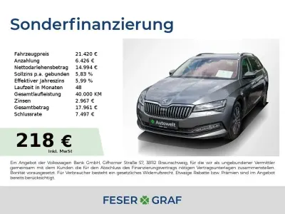 Gebraucht Skoda Superb Style 150 PS (110 kW) 2023 Graphitegrau metallic Kombi