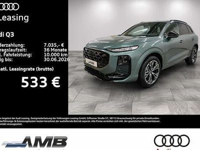 Neu Audi Q3 S-Line 150 PS (110 kW) 2025 Grün SUV
