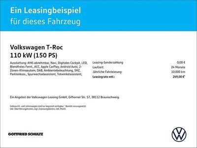 Gebraucht VW T-Roc Goal 150 PS (110 kW) 2025 Grau SUV