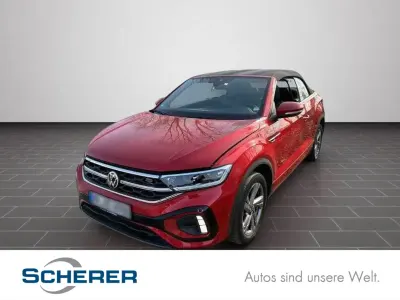 Gebraucht VW T-Roc R-line 150 PS (110 kW) 2023 Kings red metallic schwarz (metallic) SUV