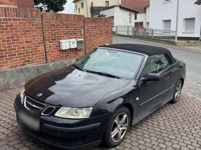 Gebraucht Saab 9-3 Cabriolet Vector 150 PS (110 kW) 2004 Schwarz Cabrio