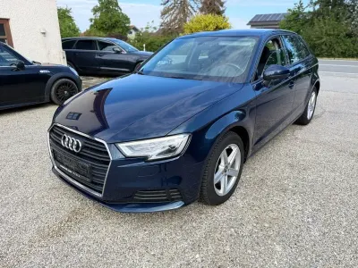 Brugt Audi A3 Basis 150 HK (110 kW) 2017 Blå Sedan