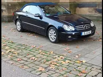 Gebraucht Mercedes CLK200 Elegance 163 PS (119 kW) 2005 Blau Cabrio