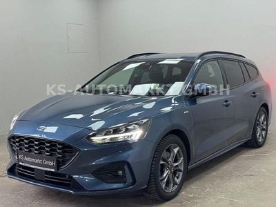 Brugt Ford Focus ST-Line 125 HK (91 kW) 2021 Blå Stationcar