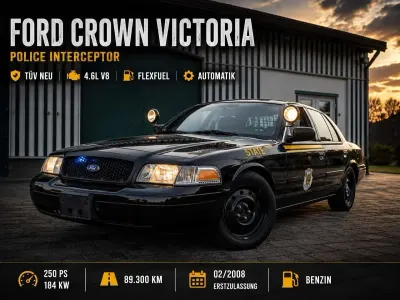Gebraucht Ford Crown Victoria 250 PS (183 kW) 2008 Schwarz Limousine