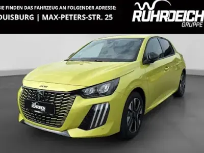 Brugt Peugeot 208 Allure 101 HK (74 kW) 2024 Gul Hatchback