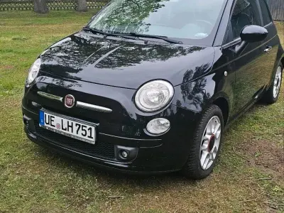 Używany Fiat 500 Sport 105 KM (77 kW) 2009 Czarny Kabriolet
