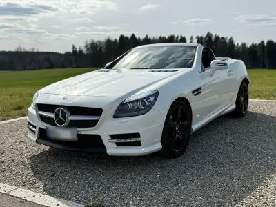 Second-hand Mercedes SLK350 AMG 306 CP (225 kW) 2013 Alb Cabrio