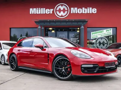 Second-hand Porsche Panamera Sport Turismo 460 CP (338 kW) 2019 Roșu Berlinǎ