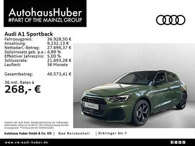 Neu Audi A1 Sportback S-Line 116 PS (85 kW) 2026 Grün Kleinwagen