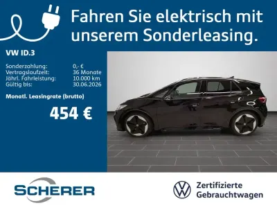 Gebraucht VW ID.3 GTX 239 kW (326 PS) 2025 Grenadillschwarz metallic schw Kleinwagen