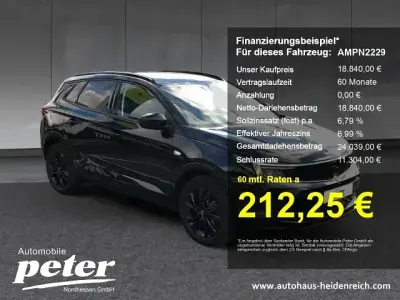 Gebraucht Opel Grandland X GS Line 131 PS (96 kW) 2022 Schwarz SUV