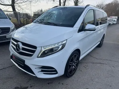 Gebraucht Mercedes V250 AMG line 190 PS (139 kW) 2017 Weiß Van / Kleinbus