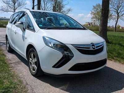 Gebraucht Opel Zafira Tourer 110 PS (80 kW) 2013 Weiß Van / Kleinbus
