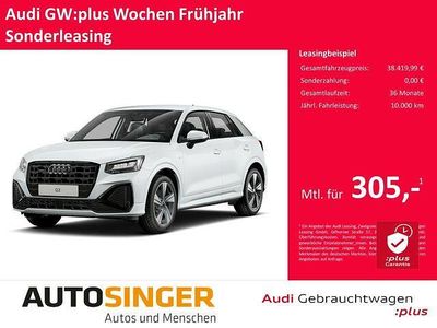 Gebraucht Audi Q2 S-Line 190 PS (139 kW) 2024 Gletscherweiß metallic SUV