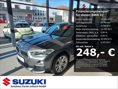 Gebraucht BMW X2 Advantage 190 PS (139 kW) 2018 Grau SUV