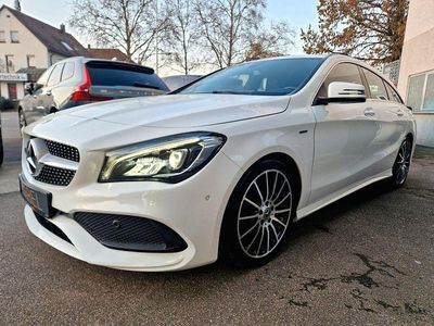 Gebraucht Mercedes CLA180 Shooting Brake AMG line 122 PS (89 kW) 2018 Weiß Kombi