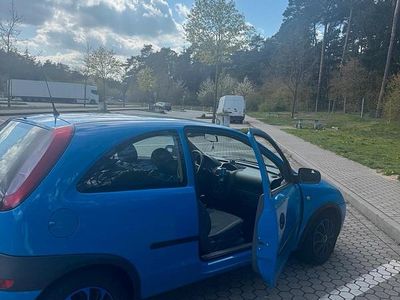 Gebraucht Opel Corsa 75 PS (55 kW) 2001 Blau Kleinwagen