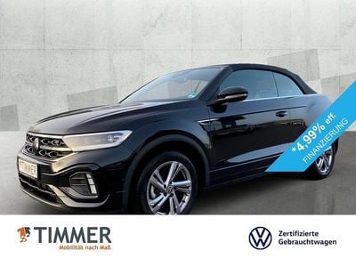 Brugt VW T-Roc Cabriolet R-line 150 HK (110 kW) 2025 Sort Cabriolet
