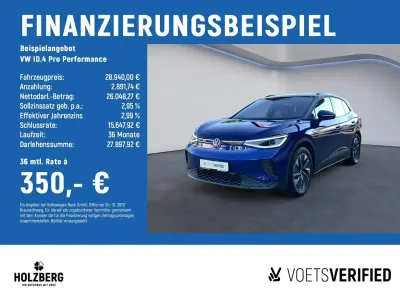 Gebraucht VW ID.4 Pro Performance 150 kW (204 PS) 2022 Blau SUV