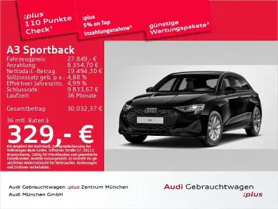 Gebraucht Audi A3 Ambiente 116 PS (85 kW) 2025 Brillantschwarz Limousine