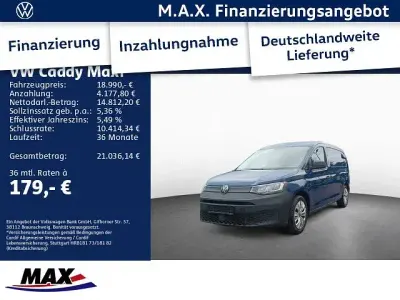 Gebraucht VW Caddy 122 PS (89 kW) 2022 Blau Van / Kleinbus