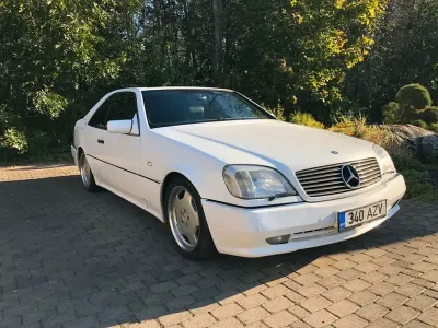 Gebraucht Mercedes CL600 AMG 394 PS (289 kW) 1995 Weiß Coupé
