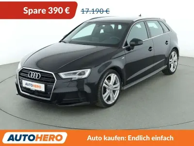 Gebraucht Audi A3 S-Line 150 PS (110 kW) 2016 Schwarz Limousine