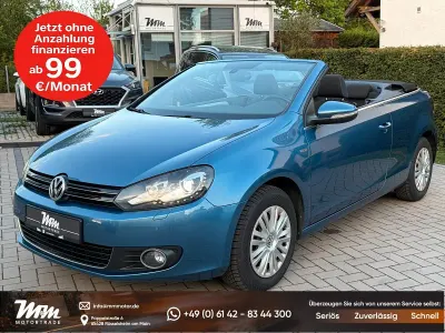 Usata VW Golf Cabriolet Life 105 CV (77 kW) 2014 Blu Cabrio