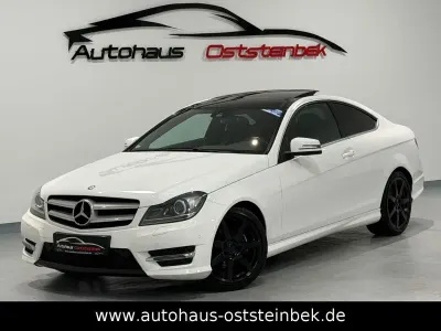 Gebraucht Mercedes C250 AMG line 204 PS (150 kW) 2015 Weiß Coupé
