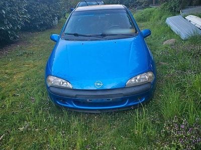 Brugt Opel Tigra 90 HK (66 kW) 1997 Blå Coupe