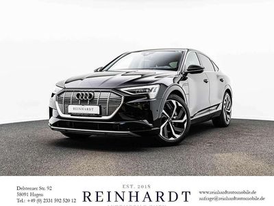 Gebraucht Audi e-tron Sportback S-Line 300 kW (408 PS) 2022 Mythosschwarz metallic SUV