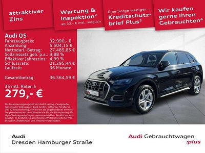Gebraucht Audi Q5 Ambiente 204 PS (150 kW) 2023 Mythosschwarz metallic SUV