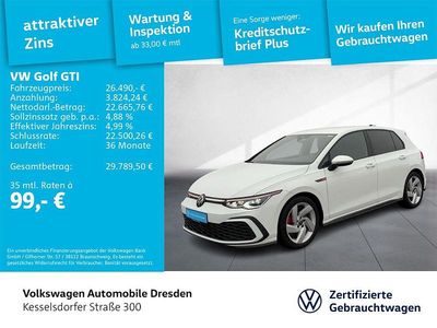 Gebraucht VW Golf VIII GTI 245 PS (180 kW) 2023 Pure white Limousine