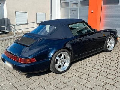 Usado Porsche 964 250 HP (183 kW) 1991 Azul Cabrios