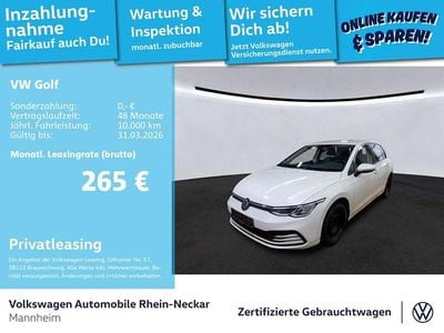 Gebraucht VW Golf VIII Life 150 PS (110 kW) 2022 Weiß Limousine