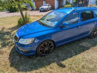 Gebraucht Skoda Octavia RS 200 PS (147 kW) 2010 Blau Kombi