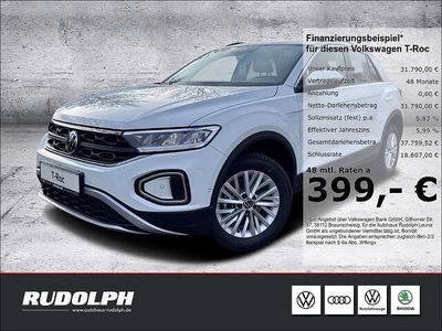 Gebraucht VW T-Roc Life 116 PS (85 kW) 2024 Pure white SUV